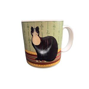 Warren Kimble Cat Collection Sakura Oneida Coffee Cup Mug Tuxedo Tuxi